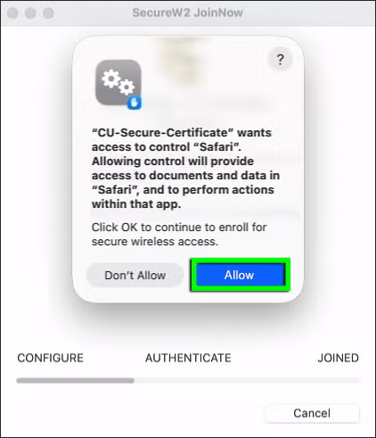 CU Secure Wi-Fi - Register Your Mac | Office of Information Technology