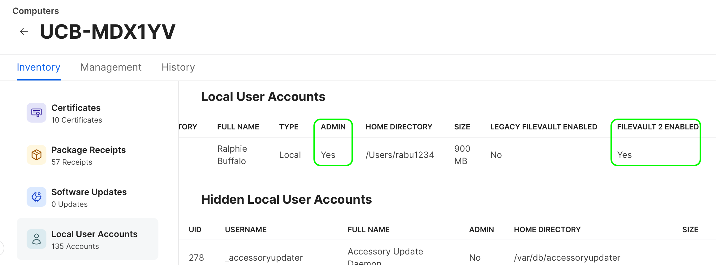 Jamf user accounts