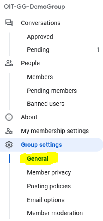 Google Groups - Use Conversation History to archive your Group