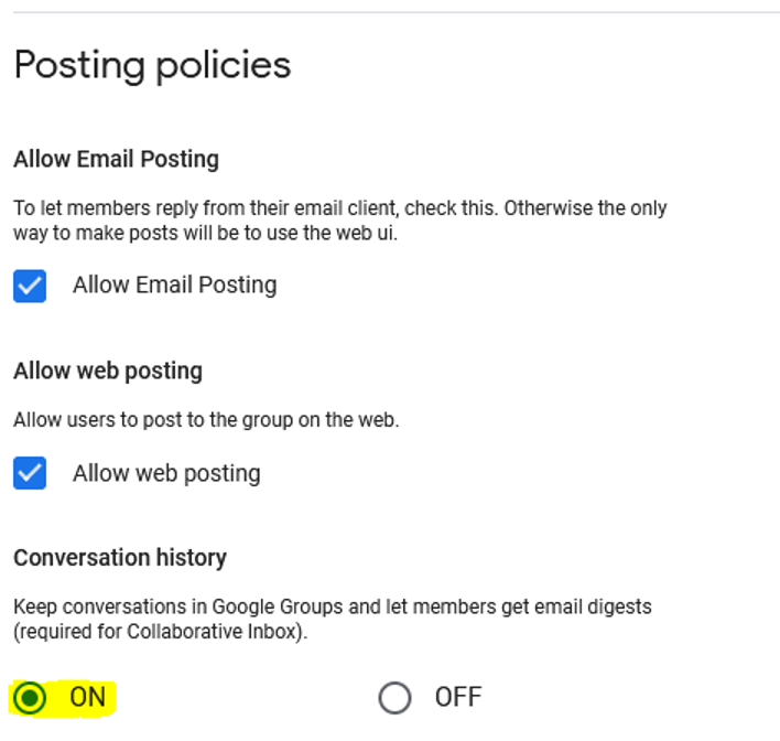 Using a Google Group as a shared inbox - hrvey