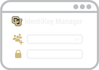 change secondary account password in IdentiKey Manager visual