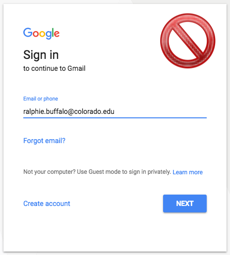 How do I sign in with my Google email?