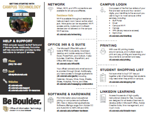 Campus Technology Student Quick Start Guide
