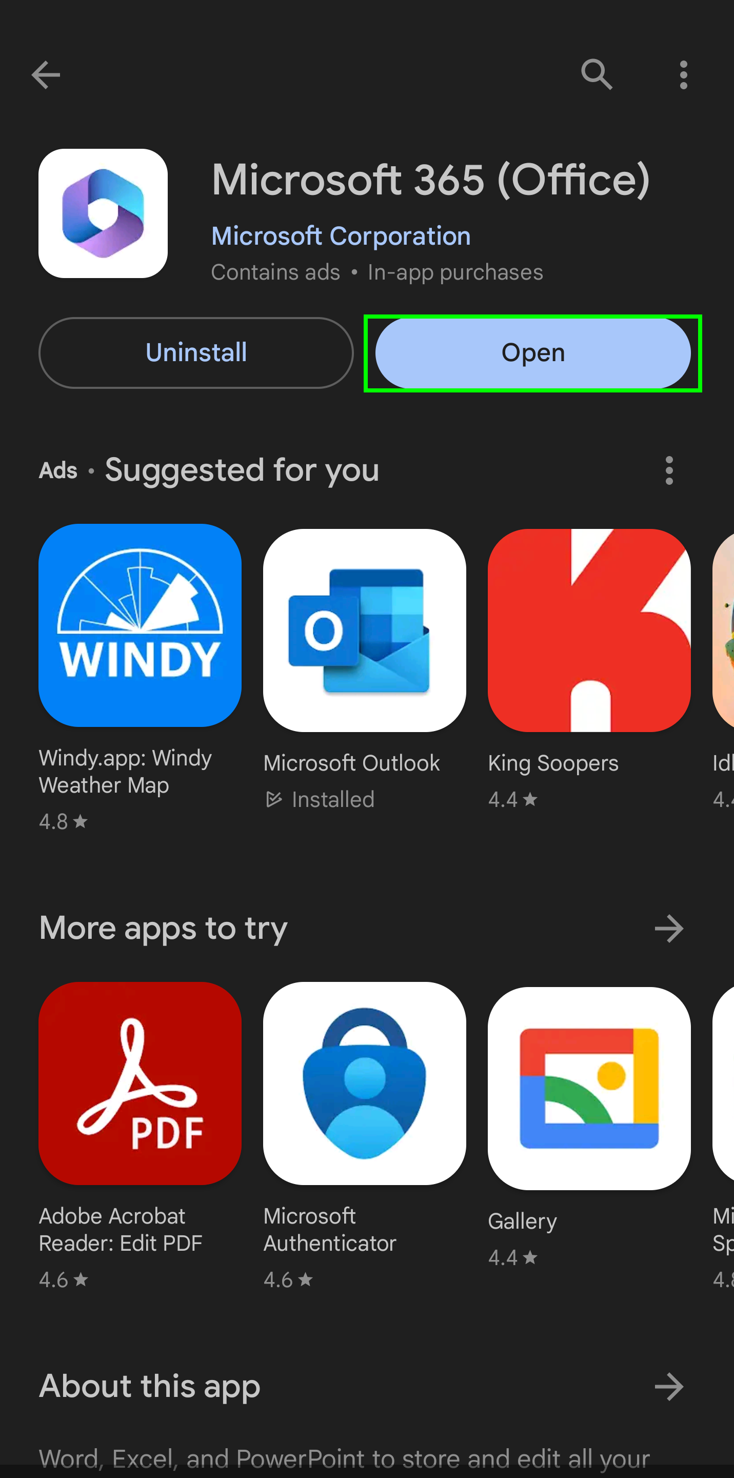 Appstore - Microsoft Apps