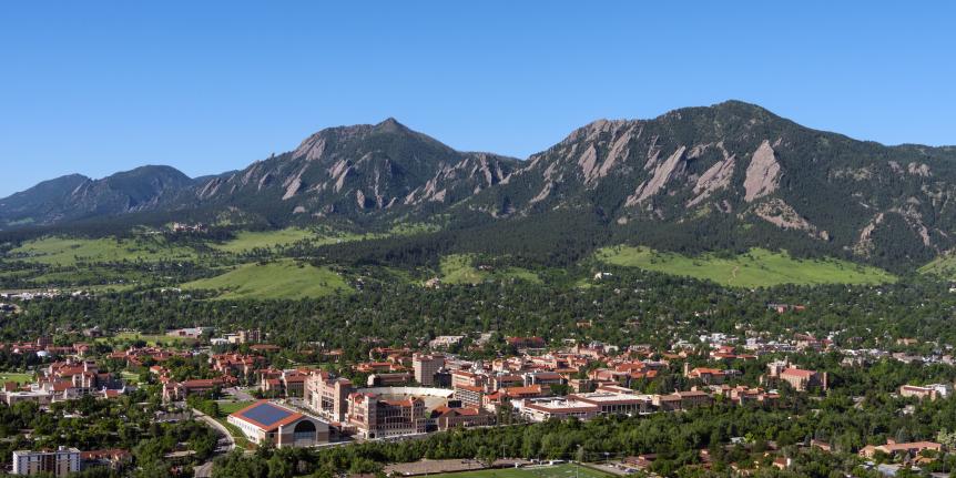 Campus aerial photo.