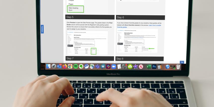 Canvas web grading tool tutorial.