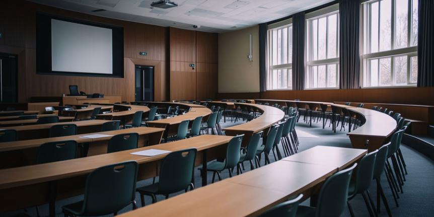 empty classroom