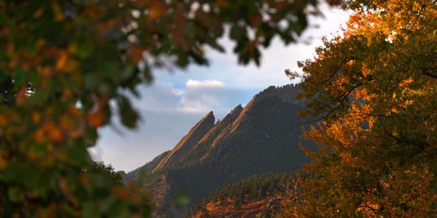 Fall Flatirons photo