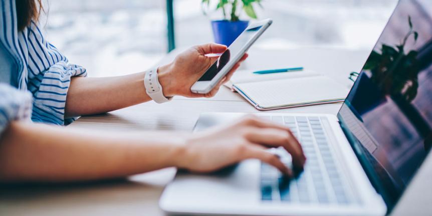 Smart phone & laptop computer