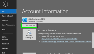 Add my Workspace Email to Outlook (Windows)