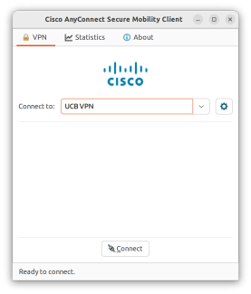 Cisco connection screen