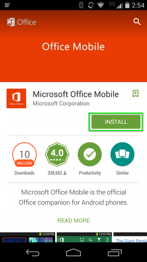 onedrive download android