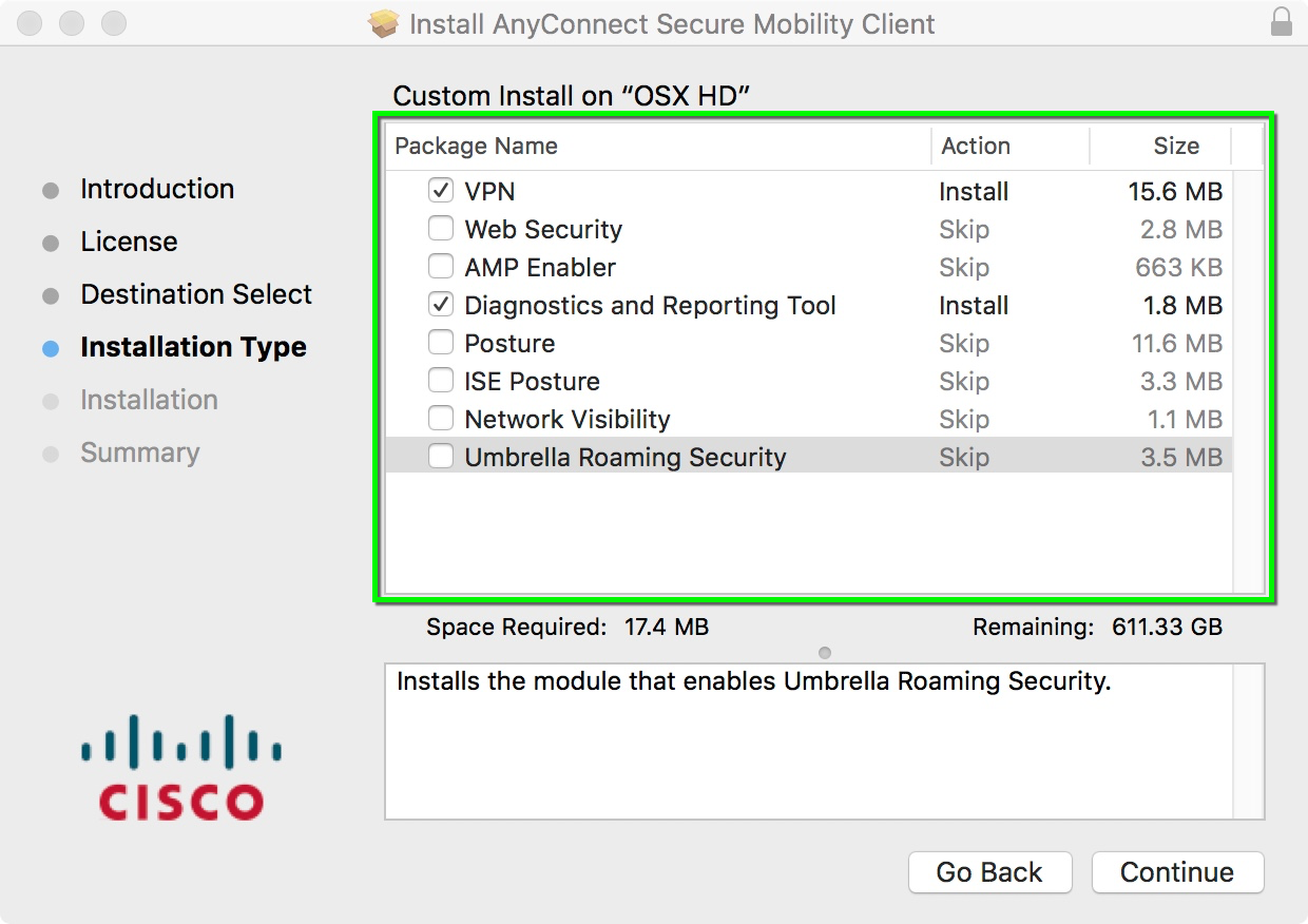 cisco anyconnect export profile