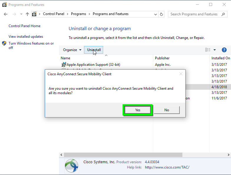 cisco anyconnect mobility client 4.2 for windows