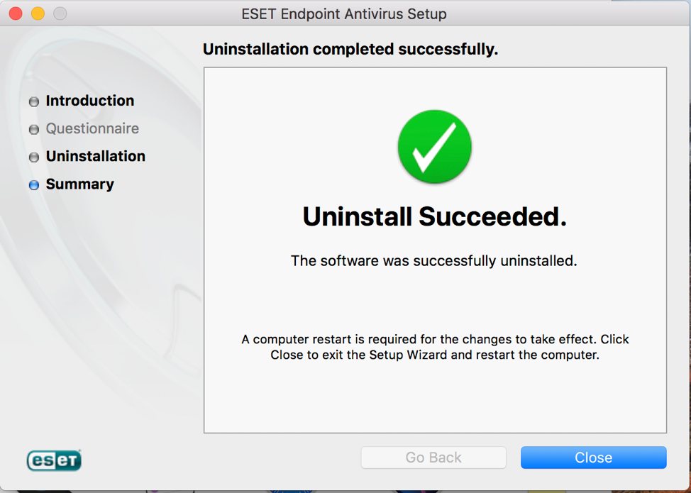 uninstall endpoint protection for mac