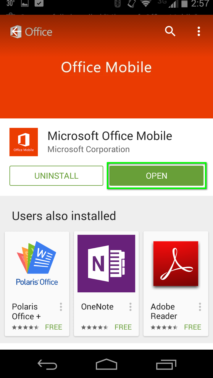 microsoft 365 setup on android