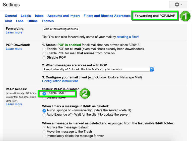 mac mail convert imap to pop