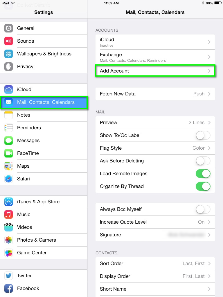 gmail incoming mail server for iphone 6