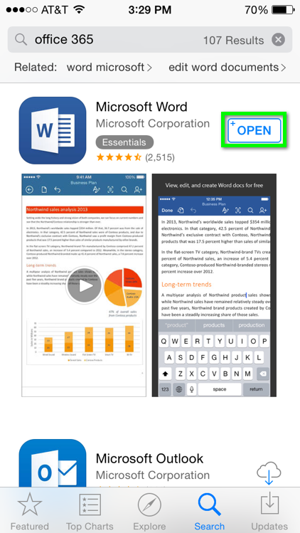 Office 365 - Install and Setup Office 365 apps for iOS | Office of  Information Technology