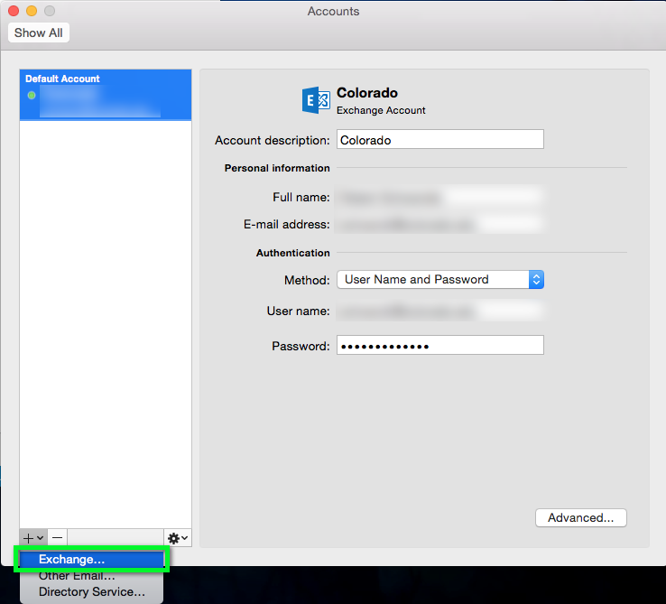 how to add two email accounts in outlook 2013 on mac