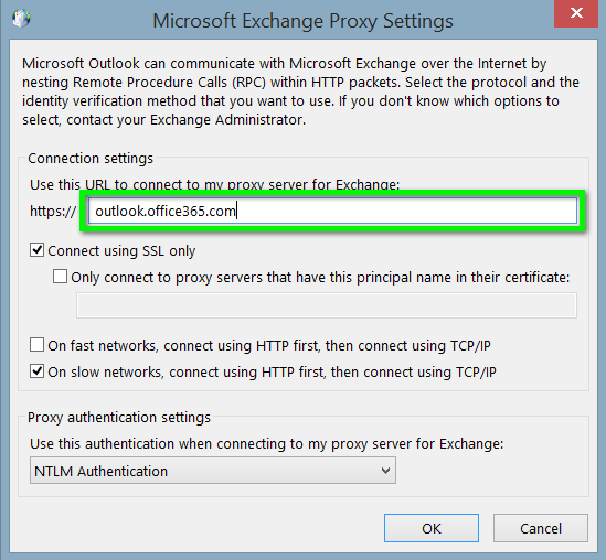 att email server settings for outlook