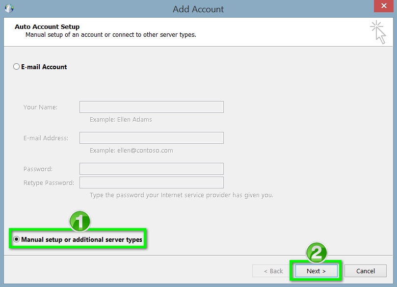 gmail settings outlook 2010 imap