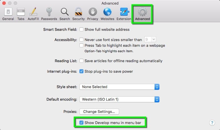 Clear the Web Browser Cache - Safari | Office of Information Technology