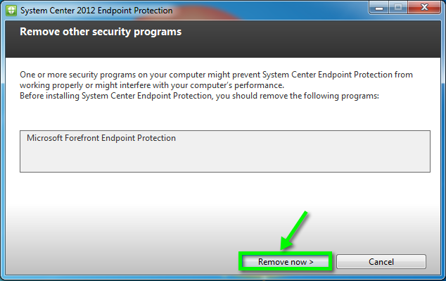 system center 2012 endpoint protection for mac installation disk