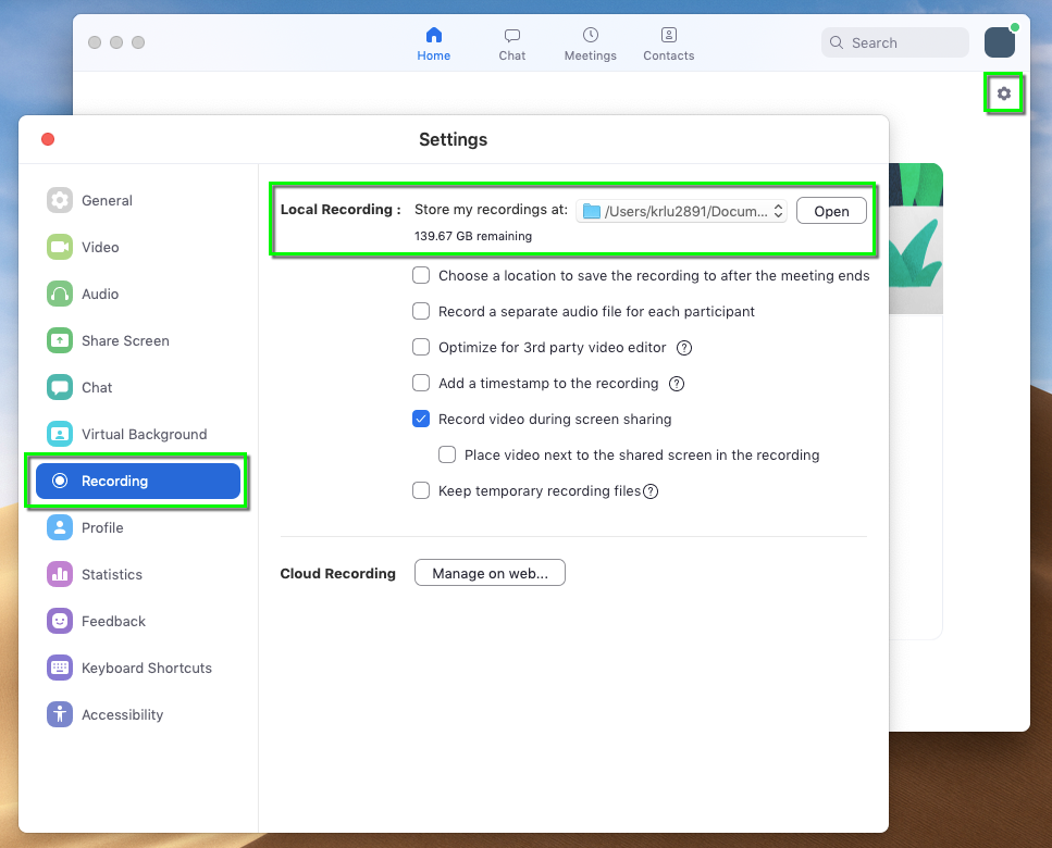 how to find downloaded zoom recordings